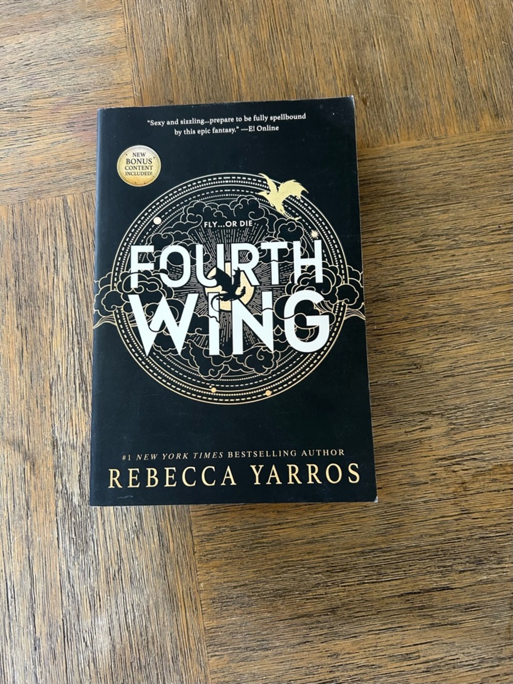 Fourth Wing by Rebecca Yarros Paperback Dragon Edge Romantasy Booktok